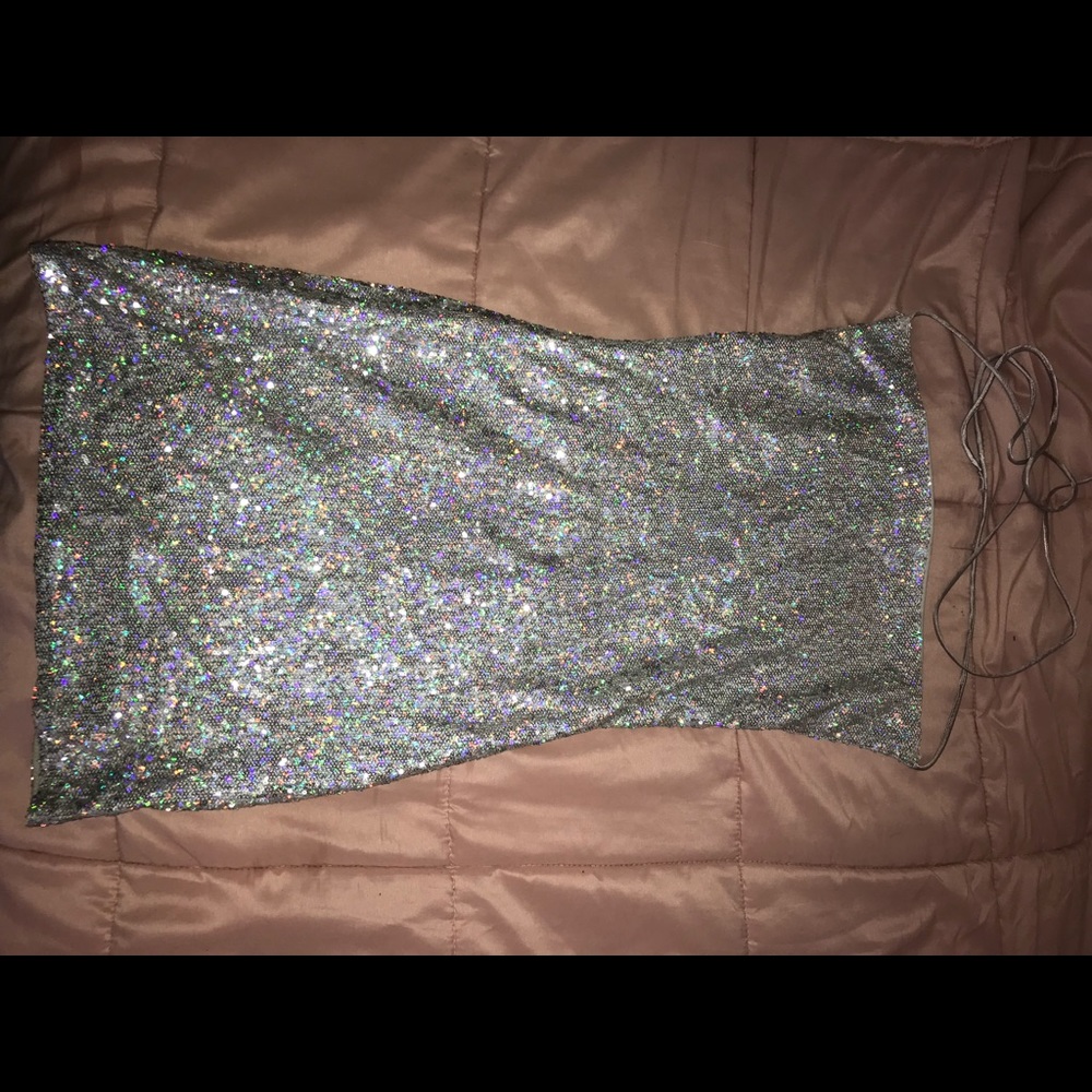 Agaci silver dress